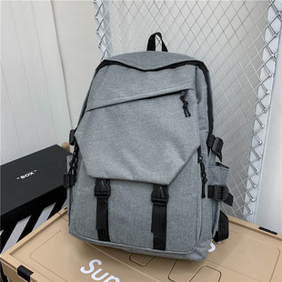Backpack trendy backpack fashionable simple large capacity backpack junior high school student schoolbag with LOGO