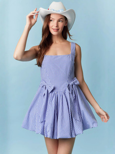 2025 summer new cross-border European and American Amazon fashion printing dress
