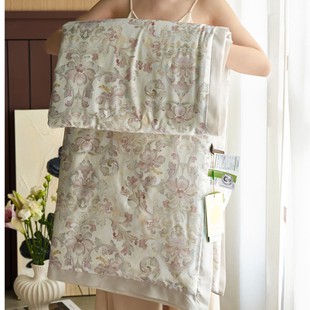 Summer Printed Lyocell Tencel Summer Quilt Retro Summer Cool Quilt Silky Air Conditioning Quilt Gift Li Guanqi Soybean Quilt