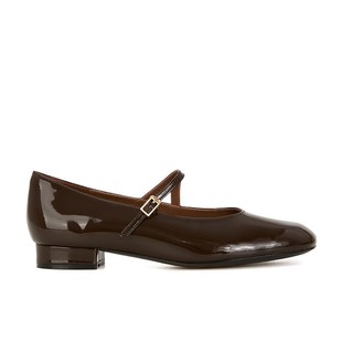 in stock and fast delivery! Su Yinyin with 2024 Summer French Patent Leather Buckle with Thick Heel Mary Jane Women's Shoes