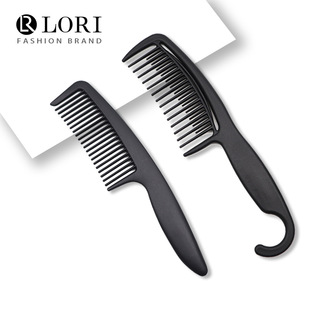 Carbon fiber comb barber shop hair cutting high temperature resistant hair big tooth comb thickened handle wide tooth comb cross-border