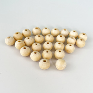 Factory wholesale wooden beads bracelet loose beads DIY beads rosary beads bracelet necklace accessories 2MM perforated wholesale