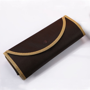 Non-Woven Foldableing Bag, Customized Wallet-Style Satchel Shopping Bag, Advertising Packaging Bag, Printed Logo, Non-Woven Fabric Bag