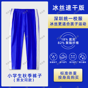 Shenzhen School Uniform Primary School Quick-drying Ice Silk Mesh Sportswear Summer Short-sleeved Pants for Men and Women Quick-drying Summer Thin Student Brother