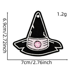 Black Diablo Skull Series Cloth Sticker Electric Embroidery Computer Embroidery Patch Clothing Accessories Decoration in stock Special Price