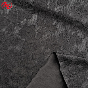 New Autumn and Winter Composite Lace Fabric Three-Dimensional Pressure Yarn Rose Micro-elastic Skin-friendly Women's Cheongsam Dress Bag Fabric