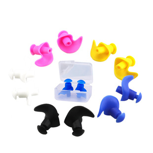 Swimming Silicone Earplugs Spiral Waterproof Wear Comfortable Noise-proof Swimming Earplugs Printable Student Sleep Earplugs