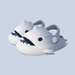 Детские сандалии Shark, женские летние детские домашние тапочки, нескользящие сандалии для мальчиков и девочек, домашние тапочки с носком, сандалии