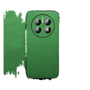 Применимо к оболочке мобильного телефона Huawei Mate60, новый Mate50RS из натуральной кожи, универсальный высококачественный Шпон с рисунком личи