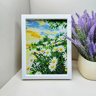 Free Shipping Diamond Painting DIY Handmade Children's Animation Kulomi Crayon Small New Masonry Painting Sticker Drill Point Drill Painting with Frame