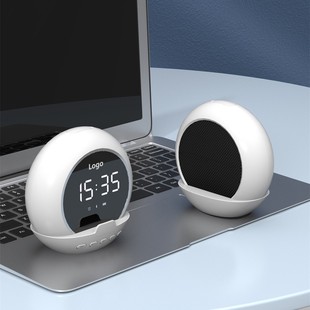 Новый беспроводной Bluetooth-динамик Портативный Многофункциональный тяжелый сабвуфер Будильник Термометр Цифровой мини-динамик