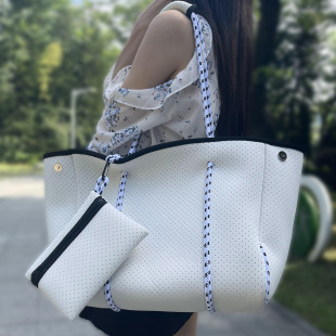 Cross-border in stock diving beach bag women's bag shopping storage bag outdoor portable shoulder bag tote bag for women