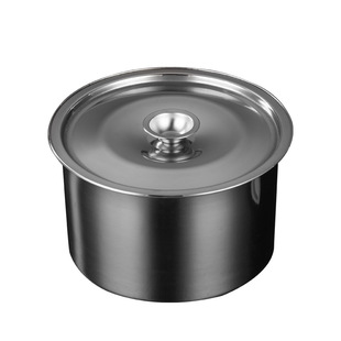 304 seasoning jar taste Cup seasoning jar stainless steel lard jar with lid household seasoning Jar Kitchen supplies wholesale
