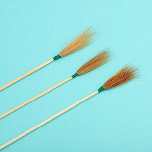Bamboo handle chicken feather stick ear picking technician tool ear pick ear picking tool source manufacturer 2 pieces wholesale delivery