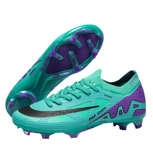 Putian football shoes new 2024 low-top thorn 15 youth training long spiked shoes foreign trade 47 yards broken nails football shoes