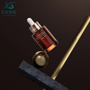 Spot 30ml Facial Essence Oil Bottled Glass Essence Bottle Cosmetic Dropper Bottle Wholesale