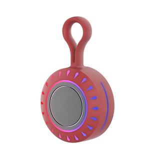 New outdoor riding waterproof wireless bluetooth speaker subwoofer portable RGB colorful light camping small stereo