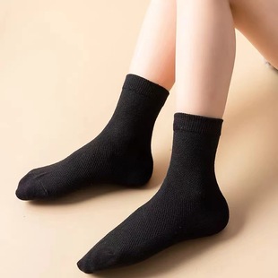 Summer children's socks mesh socks boys and girls short socks solid color student socks sports socks moisture wicking dance