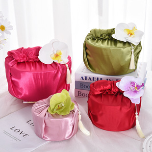 Wrap Cloth Wind Lu compress Accessories Gift Korean Style Fresh Style Wedding Accompanying Gift Wedding Candy Box Engagement Candy Packaging