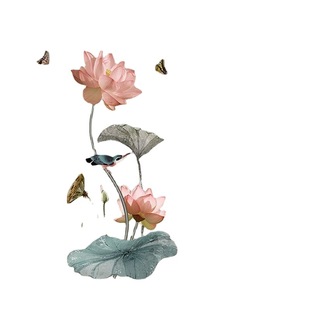 New Peony Flower Wall Stickers Watercolor Rich Flower Living Room Sofa Wardrobe Background Bedroom Bedside Self-adhesive Refrigerator Stickers