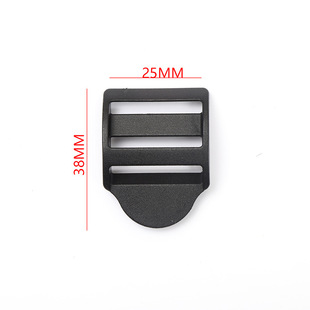 Supply high quality plastic peg buckle flat bent four block buckle webbing adjustment buckle color buckle adjustable bag buckle