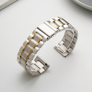 Подходит для Apple iwatch с пятью бусинами, знаменитый ремешок из нержавеющей стали, твердый стальной ремешок, цепочка для часов, заменяющая ремешок Apple Huawei