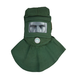 Sandblasting Cap Polished Paint Spray Paint Dust-proof Industrial Anti-splash Canvas Headgear Mask Sand-beating Shawl Cap