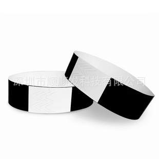 in stock Disposable Wrist Strap Wrist Strap Waterproof Tear-resistant Children's Playground Identification Admission Ticket Customization