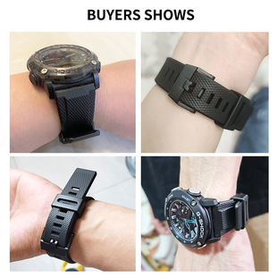 Adapted Cassio GA2000 silicone strap PRG-600 PRW-6600 PRG-650 resin accessories men 24