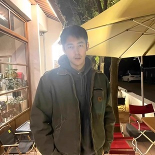 CARHARTT Carhart J97 Детройт мыть водой винтажное проблемное винтажное джинсовое парусиновое платье куртка пальто