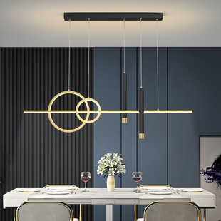 Restaurant Chandelier Simple Modern Atmosphere Italian Minimalist Designer Bar Table Chandelier 2023 New