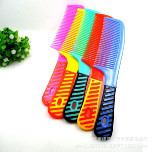 Dollar store plastic comb hair comb straight hair care comb big A9 comb wholesale wide tooth comb massage comb