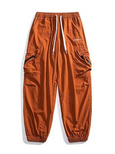 Tiktok fashion multi-pocket overalls men's autumn new youth lace-up loose casual cropped pants fashion