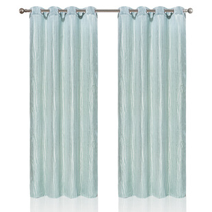 Hot silver single-sided light wicker curtains foreign trade cross-border curtains finished engineering shading cloth factory direct sales