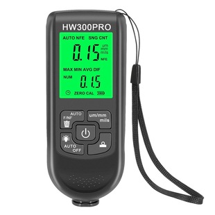 HW-300PRO High-precision Coating Thickness Gauge Non-slip Paint Film Meter Dry Film Thickness Gauge Thickness Gauge