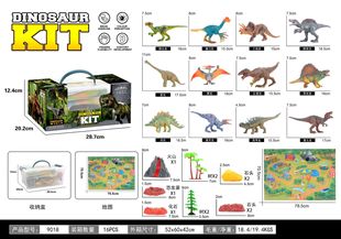 Cross-border simulation dinosaur solid static model toy Jurassic retro Tyrannosaurus Rex animal stall children's toys