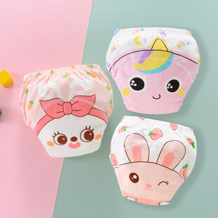 Toilet Training Pants for Boys and Girls, Waterproof and Washable Diaper Underwear for Babies and Kidsren, Diaper Pants for Summer
