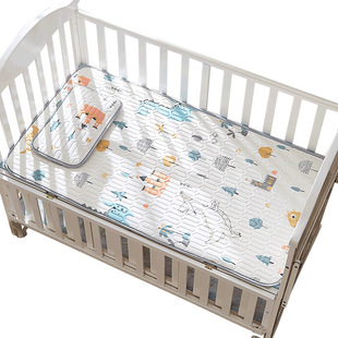 Baby mat Ice Silk children's bed summer baby breathable kindergarten washable child soft latex mat straw mat