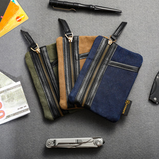 Cross-Border Outdoor Change Card Cosmetics Bag Key Bank Card Gadget Edc Tool Bag Portable Coin Purse