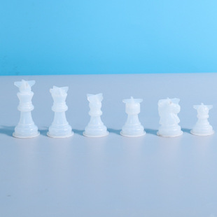 Fat Ya Ya Ya diy drop glue international chess checkers board pieces epoxy mirror silicone mold span