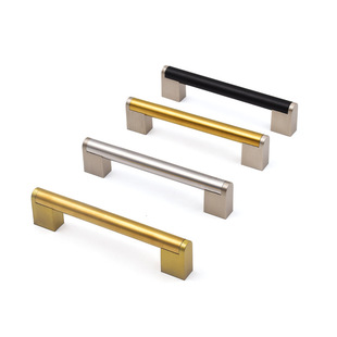 Modern Simple Zinc Alloy Foot Handle 201 Stainless Steel Hollow Small Handle Cabinet Tv Cabinet Wine Cabinet Door Handle