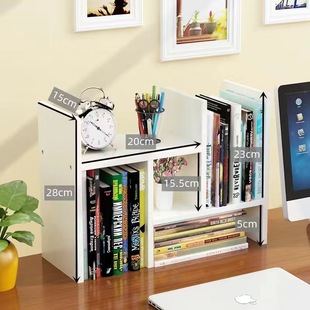 The shelf on the table can hold the computer student bookshelf, the second floor writing desk storage layered office wholesale