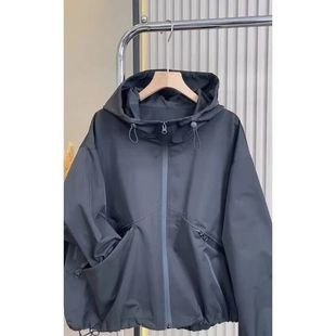 Black Jacket Spring and Autumn Jacket New 2025 Explosions Korean Style Small Western Style Casual Top