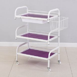 Reinforced Beauty Cart Special Storage Rack for Beauty Salon Tool Cart Cart Hairdressing Cart Three-layer Special Beauty Price