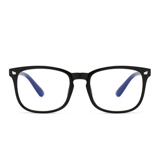 Anti-Blue Light Glasses Women's Flat Glasses Blue Light Computer Goggles Retro Glasses Frame Women's Square Frame 8082