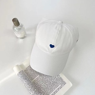 Children's love baseball cap summer can tie high ponytail cap cute girl half empty top sunscreen cap