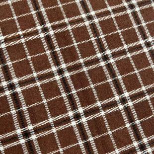 Autumn and winter classic tartan fabric 510g woolen yarn-dyed micro wool overcoat JK skirt suit woolen fabric