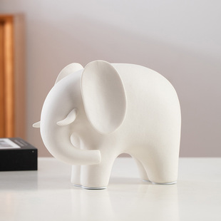 New House Elephant Ornaments Animal Entrance Living Room Home Office Desktop TV Cabinet Decoration Housewarming New House Gift