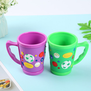 Cartoon cute children's washing cup thickened durable men's and women's creative mouthwash cup drinking cup plastic cup wholesale