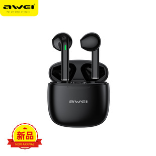 AWEI использует наушники TWS bluetooth наполовину в ухо HiFi качество звука Bluetooth 5.3 шумоподавление спортивные наушники bluetooth